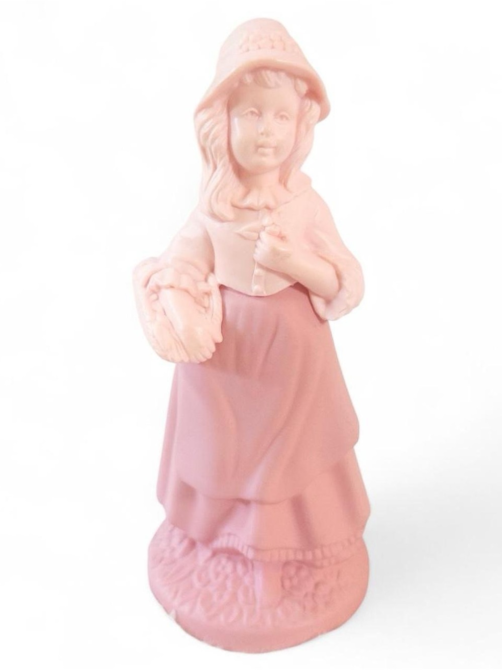 Vintage Avon Pretty Girl Pink Occur Cologne Collectible Decanter